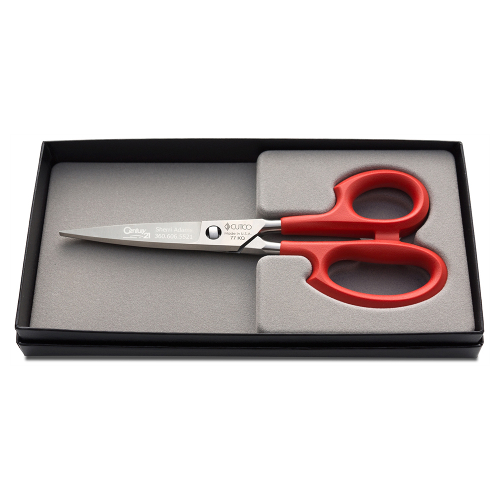  CUTCO Model 77 Super Shears with Red handles