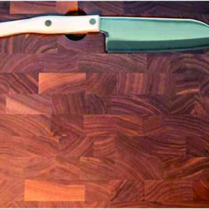 Hardenbrook Magnetic Inlay 14x10 Cutting Board - 5" Santoku Cutout