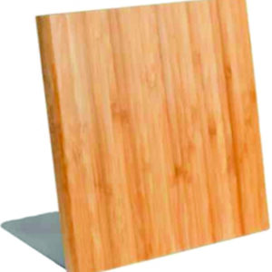 Bamboo Magnetic Knife Block 9" x 9"